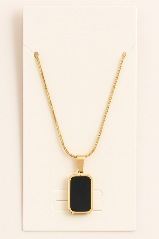 Eterna Dual-Tone Pendant Necklace